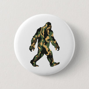 Bigfoot Camo Sasquatch Outdoor Camping Men Women H 6 Cm Round Badge