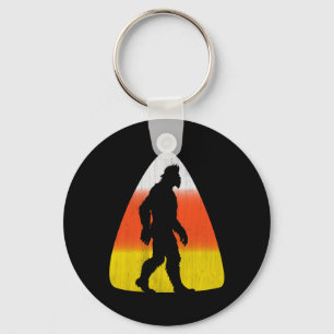 Bigfoot Candy Corn Fall Holiday Halloween And Than Key Ring