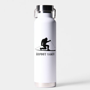 Bigfoot Cares Telemark Skiing Water Bottle
