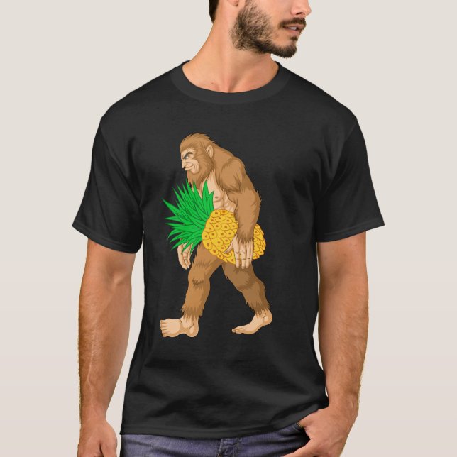 bigfoot carrying pineapple T-Shirt (Front)