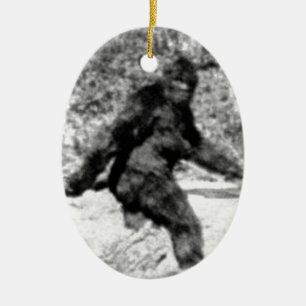 Bigfoot Ceramic Tree Decoration