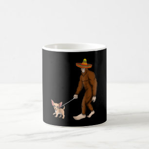 Bigfoot Chihuahua Dog Lover Dad Mum Coffee Mug