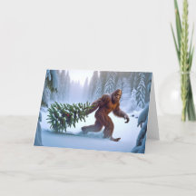 BIGFOOT CHRISTMAS - DECORATED TREE