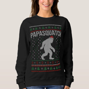 Bigfoot Christmas Tree Sasquatch Lover - Family Pa Sweatshirt