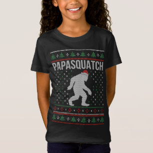 Bigfoot Christmas Tree Sasquatch Lover - Family Pa T-Shirt