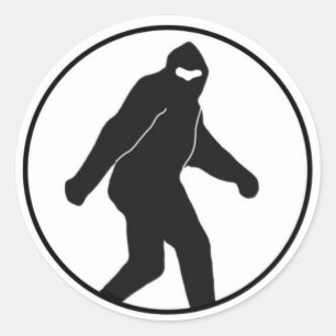 Bigfoot Classic Round Sticker