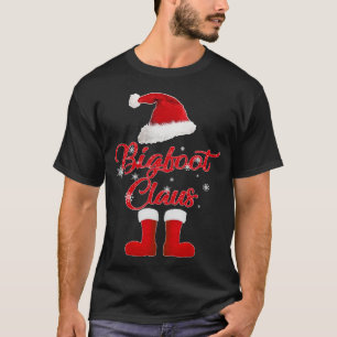 BIGfoot claus christmas family matching T-Shirt