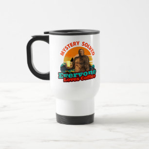 Bigfoot Coffee Mystery Solved Humour Travel Mug