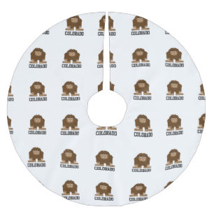 Bigfoot Colorado Brushed Polyester Tree Skirt