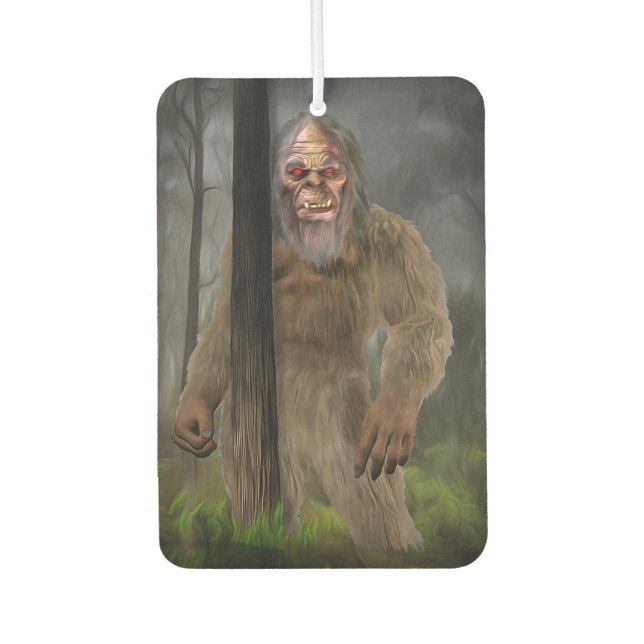 Bigfoot (Creeptid) Car Air Freshener (Front)
