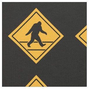 Bigfoot Crossing Pattern Fabric
