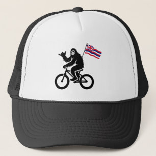 Bigfoot Cycling Hawaii Flag Trucker Hat