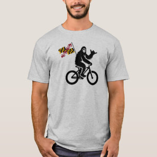 Bigfoot Cycling Maryland Flag T-Shirt