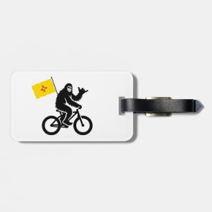Bigfoot Cycling New Mexico Flag Luggage Tag