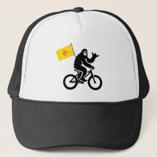 Bigfoot Cycling New Mexico Flag Trucker Hat