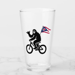 Bigfoot Cycling Ohio Flag Glass