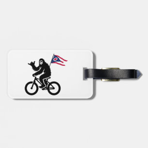 Bigfoot Cycling Ohio Flag Luggage Tag