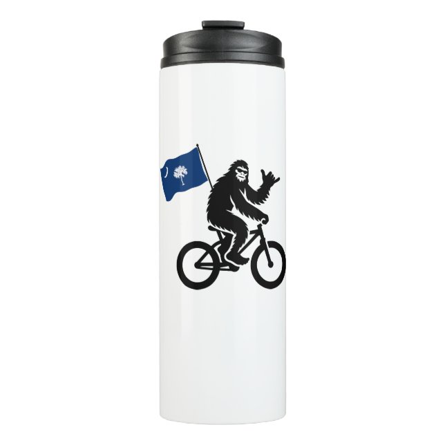 Bigfoot Cycling South Carolina Flag Thermal Tumbler (Front)