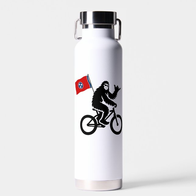 Bigfoot Cycling Tennessee Flag Water Bottle (Front)