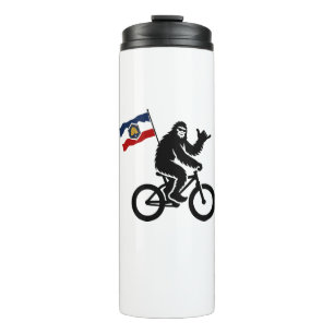 Bigfoot Cycling Utah Flag Thermal Tumbler