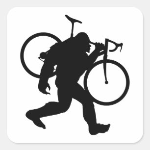 Bigfoot Cyclocross Square Sticker