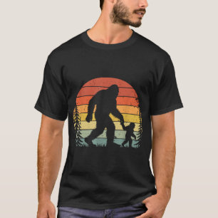 Bigfoot Dad Fathers Day Father Son Matching T-Shirt