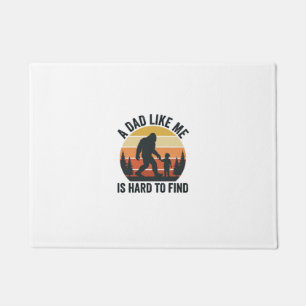 Bigfoot Dad Like Me Is Hard to Find Vintage Shirt_ Doormat
