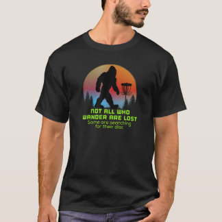 Bigfoot Disc Golf Sasquatch Chain Tosser Funny Big T-Shirt
