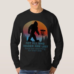 Bigfoot Disc Golf Sasquatch Chain Tosser Funny Big T-Shirt