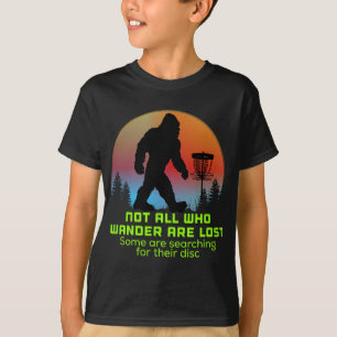 Bigfoot Disc Golf Sasquatch Chain Tosser Funny Big T-Shirt