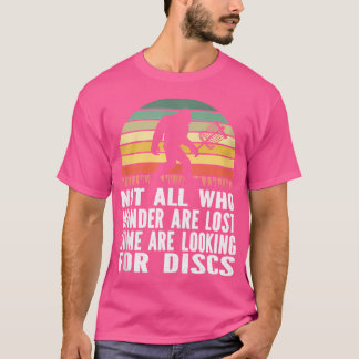 Bigfoot Disc Golf Sasquatch Yeti Frisbee Golf Ulti T-Shirt