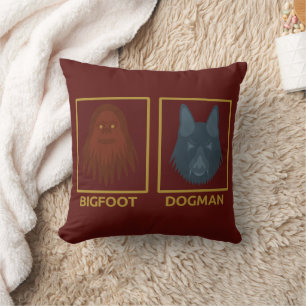 Bigfoot & Dogman Pillow