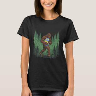 Bigfoot Easter Bunny Sasquatch Egg Hunt Funny Pixe T-Shirt