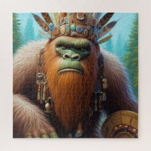 Bigfoot Eco Warrior Jigsaw Puzzle