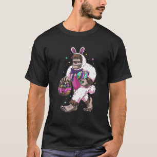 Bigfoot Eggs Funny Basket Bunny Colourful Easter D T-Shirt