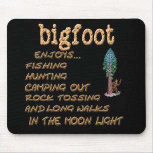 Bigfoot Enjoys Mouse Mat
