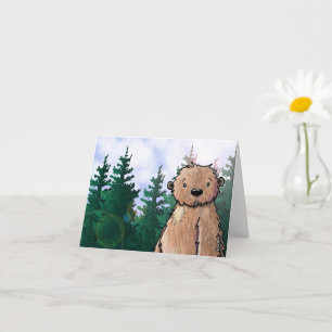 Bigfoot Fan Sasquatch Note Card