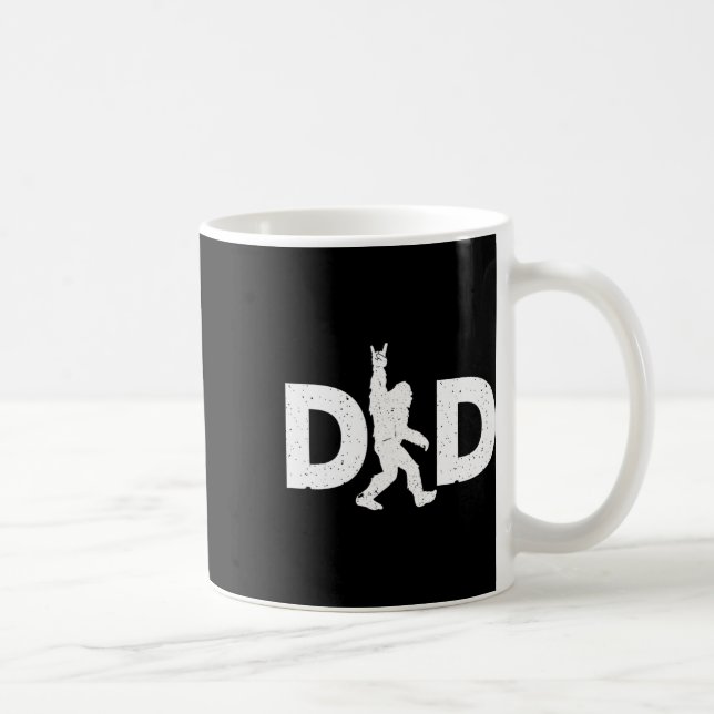 Bigfoot Fathers Day  Coffee Mug (Right)
