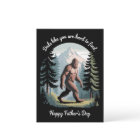 Bigfoot Father's Day Sasquatch Funny Dad