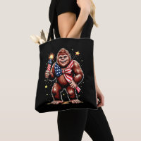 Bigfoot Fireworks 4th Of July Sasquatch US America