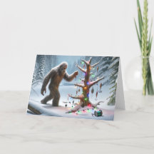 BIGFOOT FISHING HOLIDAY - CHRISTMAS TREE