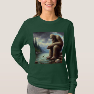 Bigfoot Fishing T-Shirt