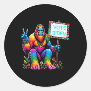 Bigfoot For Biden Kamala Harris 47 47th President Classic Round Sticker