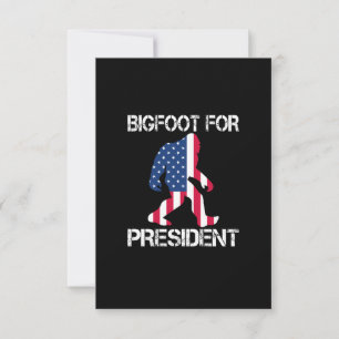 Bigfoot For President Funny Bigfoot