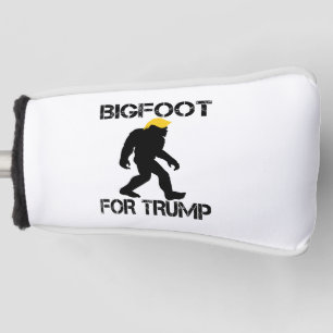 Bigfoot For Trump 2024 Elections Golf Head Cover
