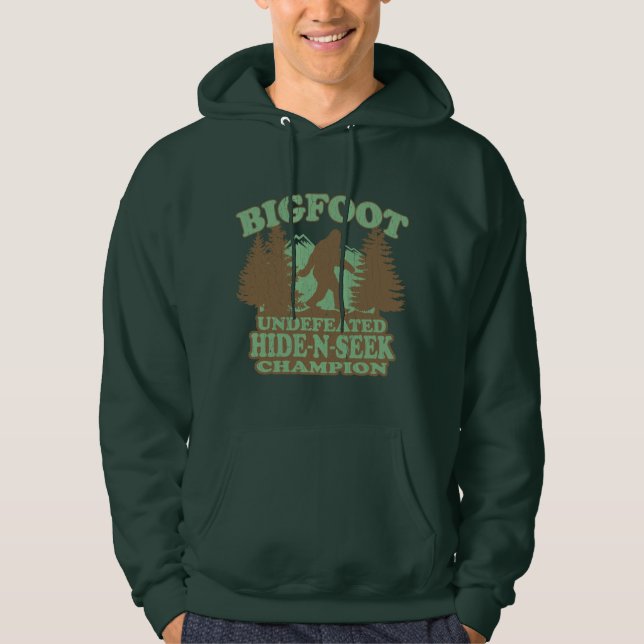BIGFOOT Funny Saying (vintage distressed design) Hoodie (Front)