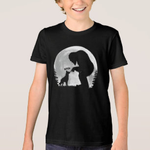 Bigfoot German Shepherd Nose Boop Tri-Blend Shirt