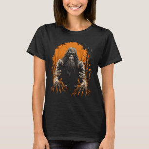 Bigfoot Halloween Costume Sasquatch Hunter Bigfoot T-Shirt