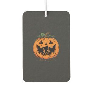 Bigfoot Halloween Pumpkin Silhouette Design_1 Car Air Freshener