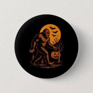 Bigfoot Halloween Sasquatch 6 Cm Round Badge